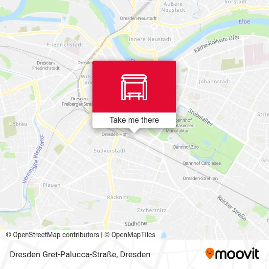 Dresden Gret-Palucca-Straße map