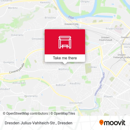 Карта Dresden Julius-Vahlteich-Str.