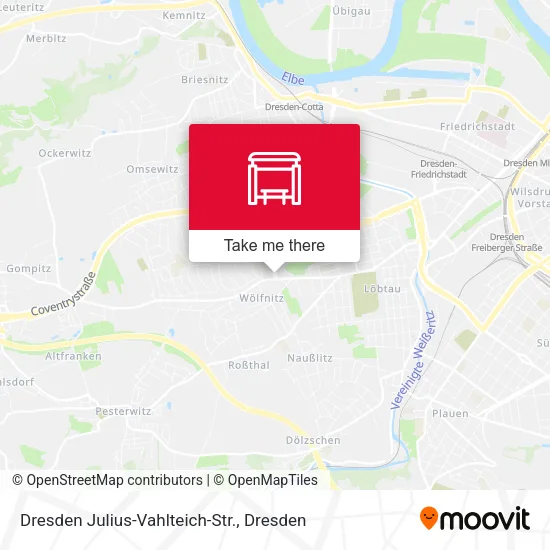 Карта Dresden Julius-Vahlteich-Str.