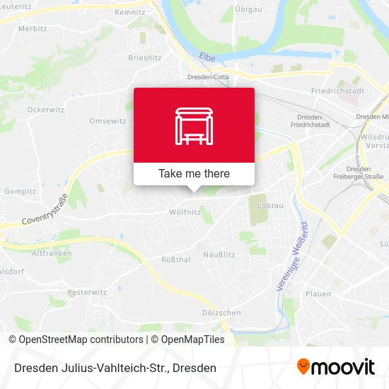 Карта Dresden Julius-Vahlteich-Str.