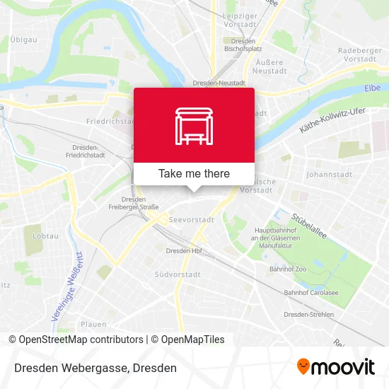 Карта Dresden Webergasse