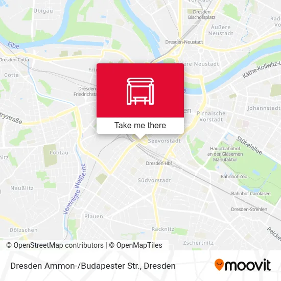 Карта Dresden Ammon-/Budapester Str.