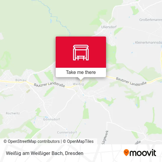 Карта Weißig am Weißiger Bach