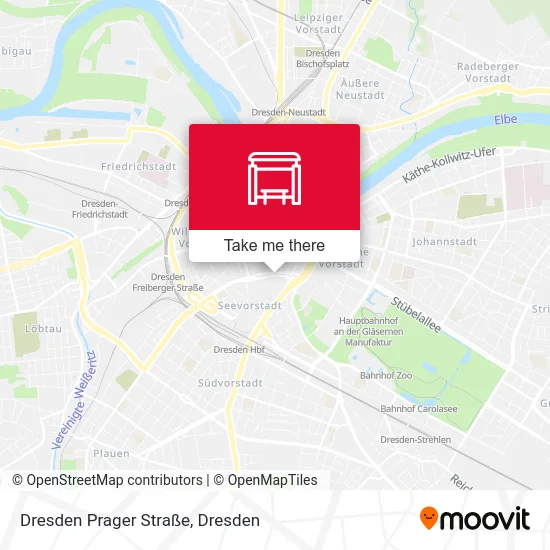 Карта Dresden Prager Straße