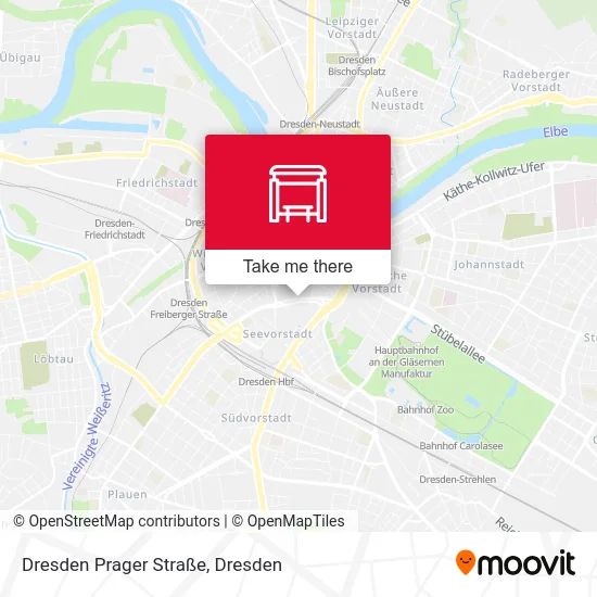 Карта Dresden Prager Straße