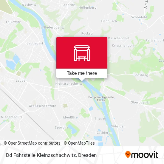 Dd Fährstelle Kleinzschachwitz map