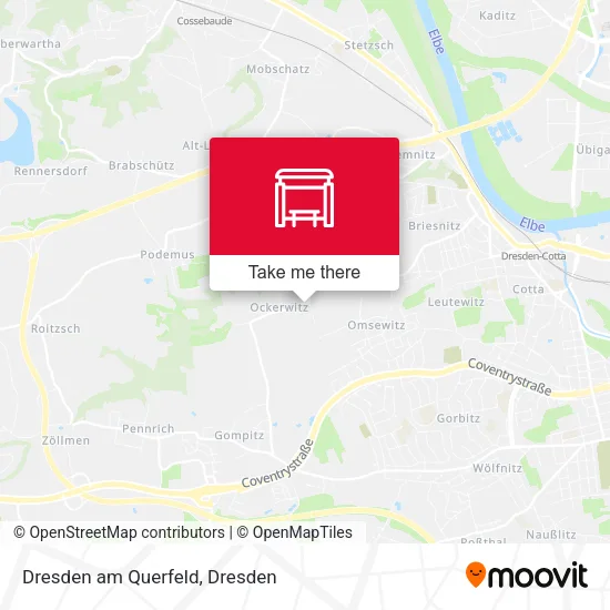 Карта Dresden am Querfeld
