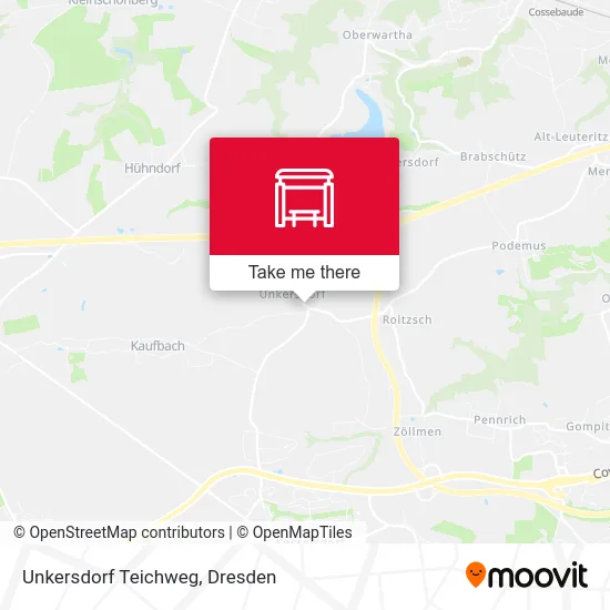Карта Unkersdorf Teichweg