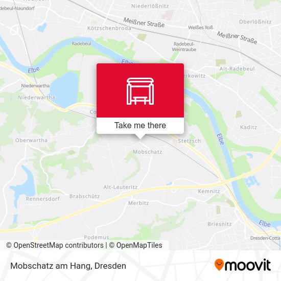 Карта Mobschatz am Hang