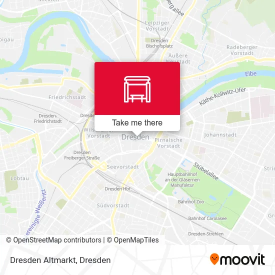 Карта Dresden Altmarkt