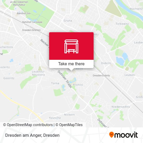 Карта Dresden am Anger