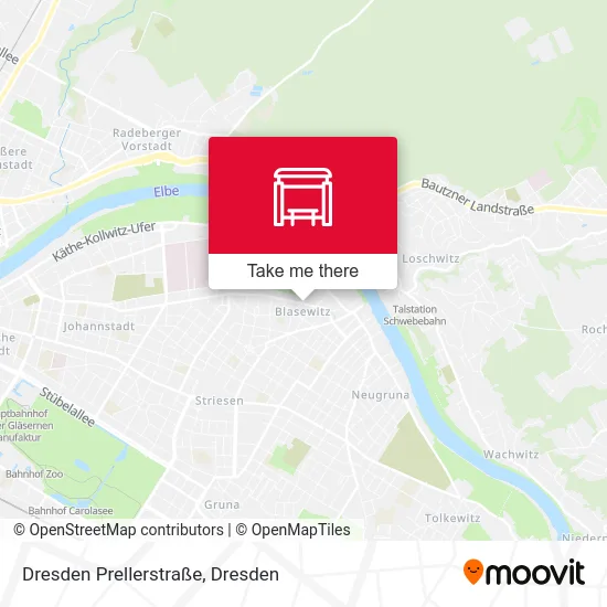 Карта Dresden Prellerstraße