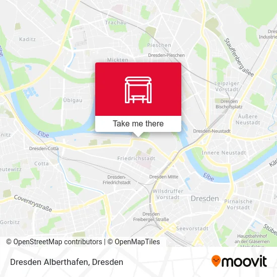Карта Dresden Alberthafen