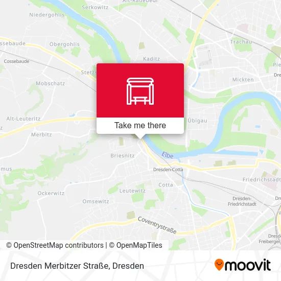 Карта Dresden Merbitzer Straße