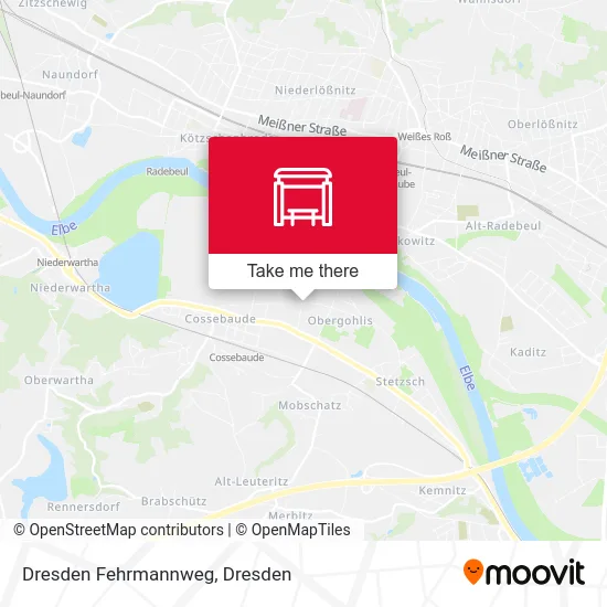 Карта Dresden Fehrmannweg