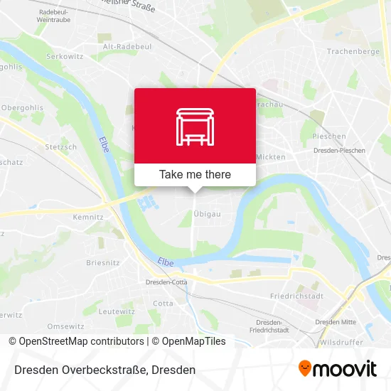 Карта Dresden Overbeckstraße