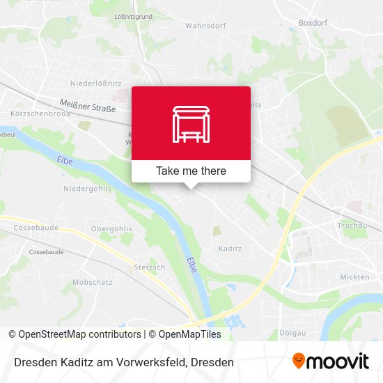 Карта Dresden Kaditz am Vorwerksfeld