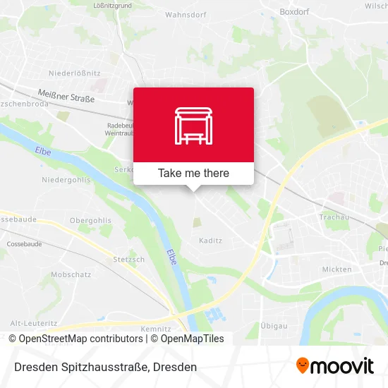 Карта Dresden Spitzhausstraße