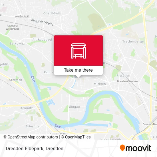 Карта Dresden Elbepark