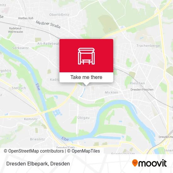 Карта Dresden Elbepark