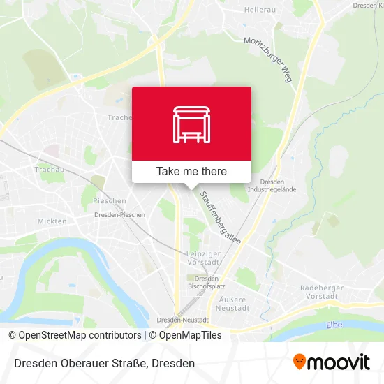 Карта Dresden Oberauer Straße