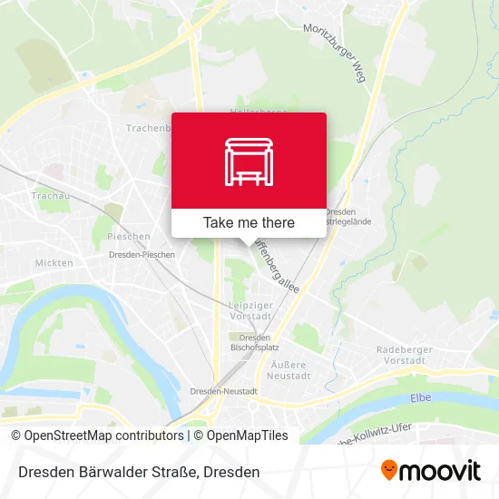 Карта Dresden Bärwalder Straße