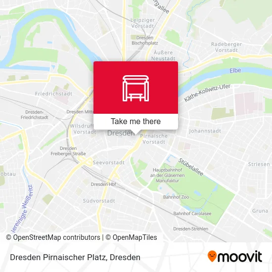 Карта Dresden Pirnaischer Platz