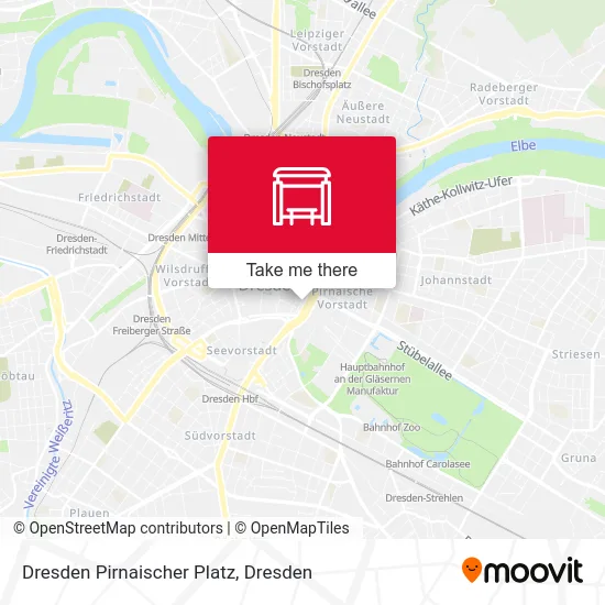 Карта Dresden Pirnaischer Platz