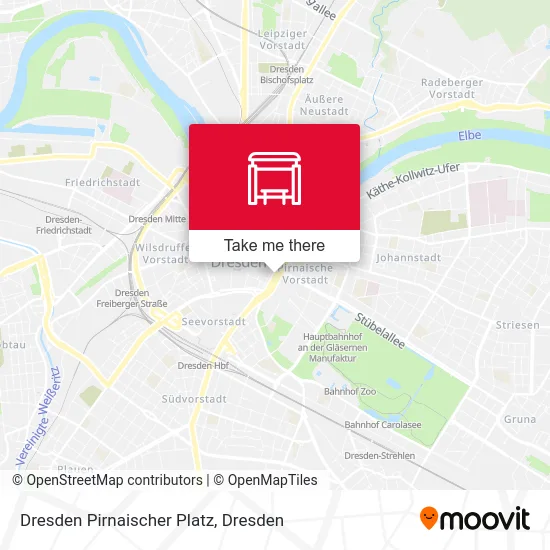 Карта Dresden Pirnaischer Platz