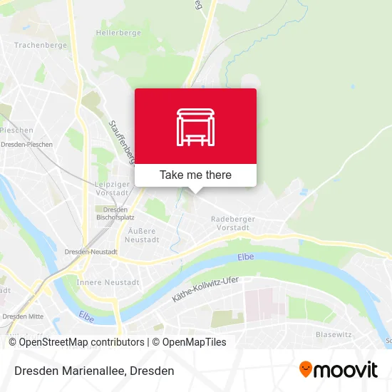 Карта Dresden Marienallee