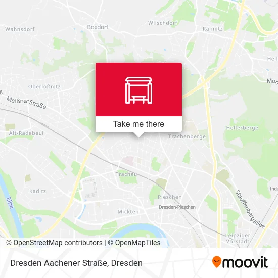 Карта Dresden Aachener Straße