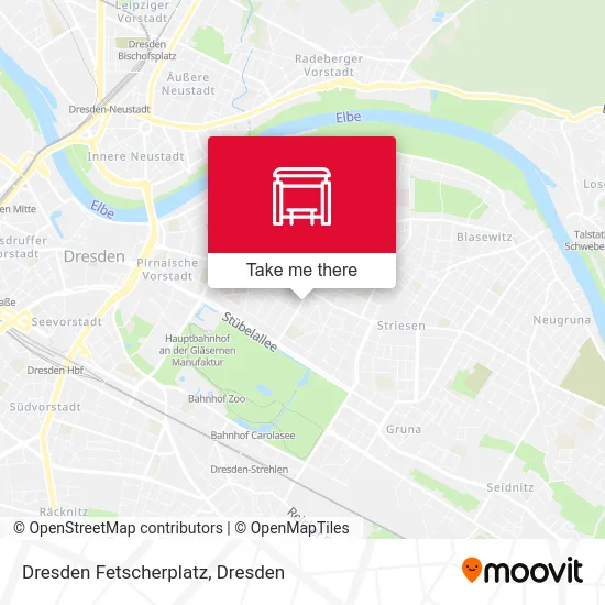 Карта Dresden Fetscherplatz