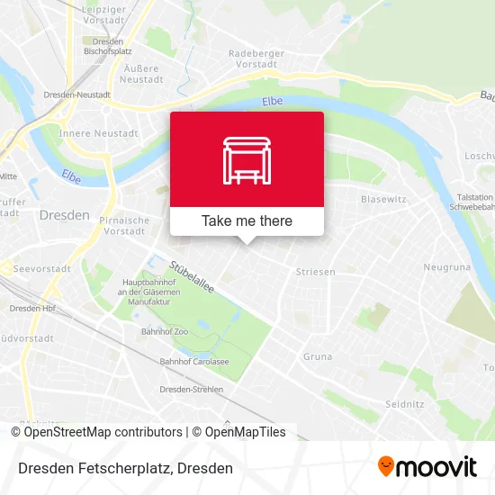 Карта Dresden Fetscherplatz