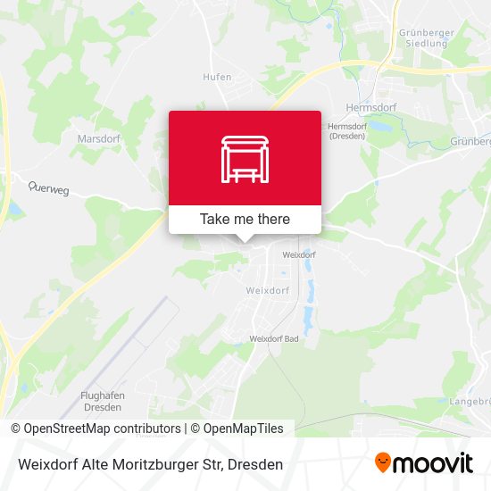 Карта Weixdorf Alte Moritzburger Str
