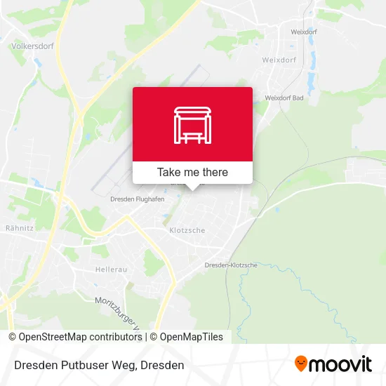 Карта Dresden Putbuser Weg