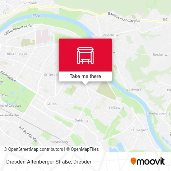 Карта Dresden Altenberger Straße