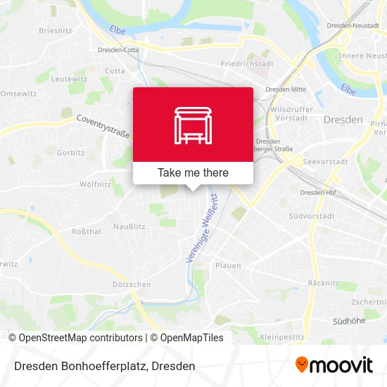 Карта Dresden Bonhoefferplatz