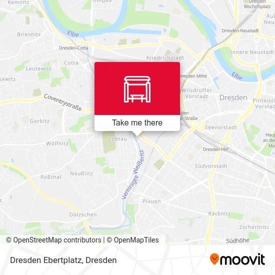 Карта Dresden Ebertplatz