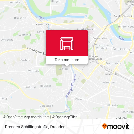 Карта Dresden Schillingstraße