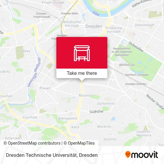 Карта Dresden Technische Universität