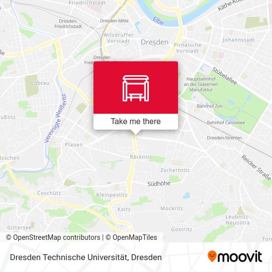 Карта Dresden Technische Universität