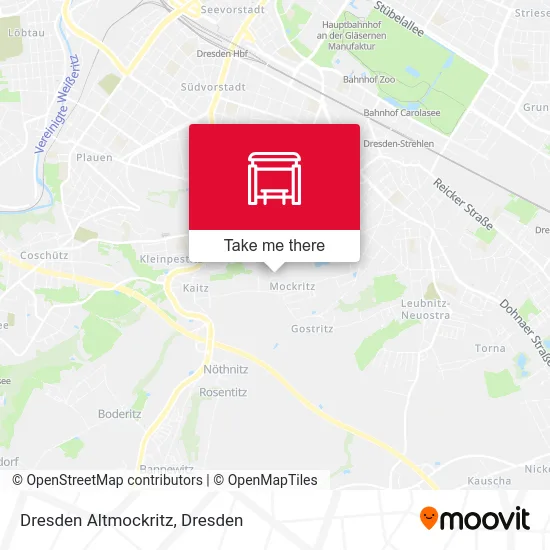 Карта Dresden Altmockritz