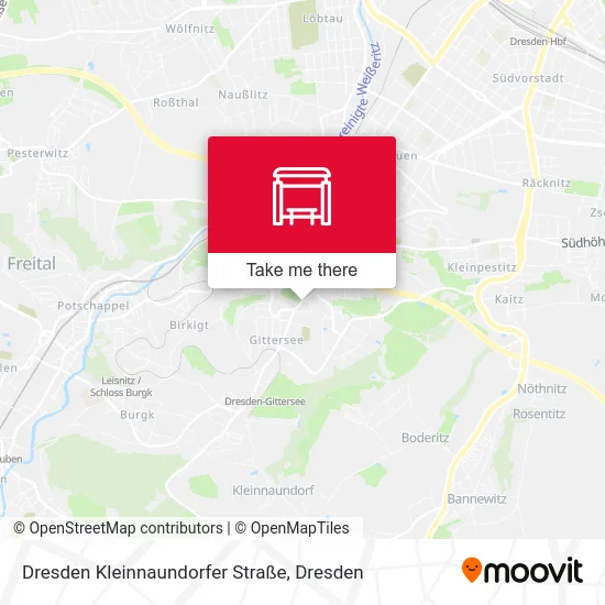 Карта Dresden Kleinnaundorfer Straße