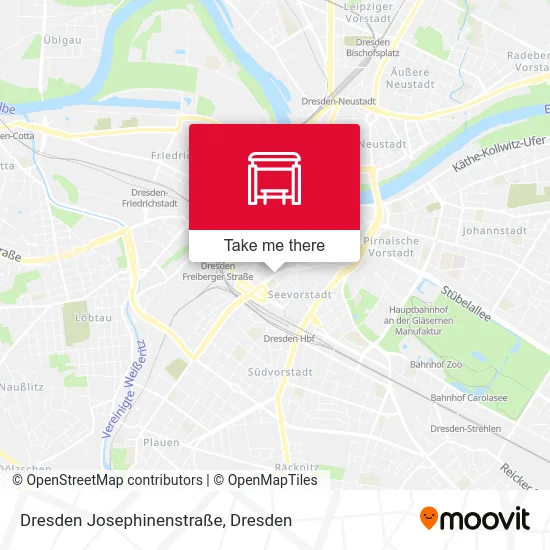 Карта Dresden Josephinenstraße