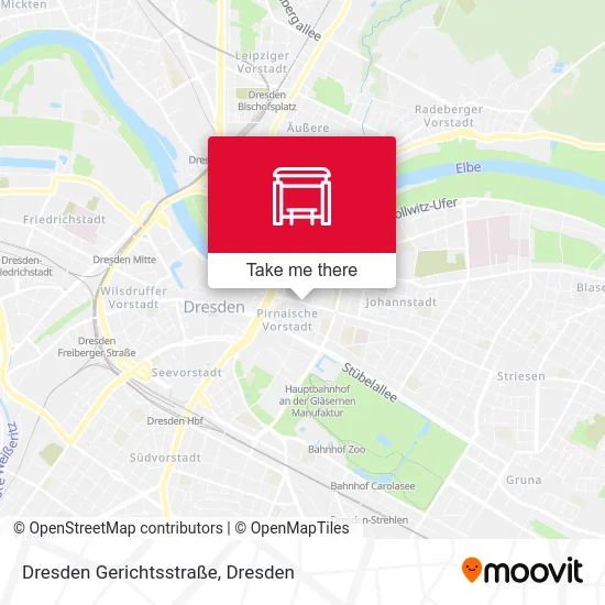 Карта Dresden Gerichtsstraße