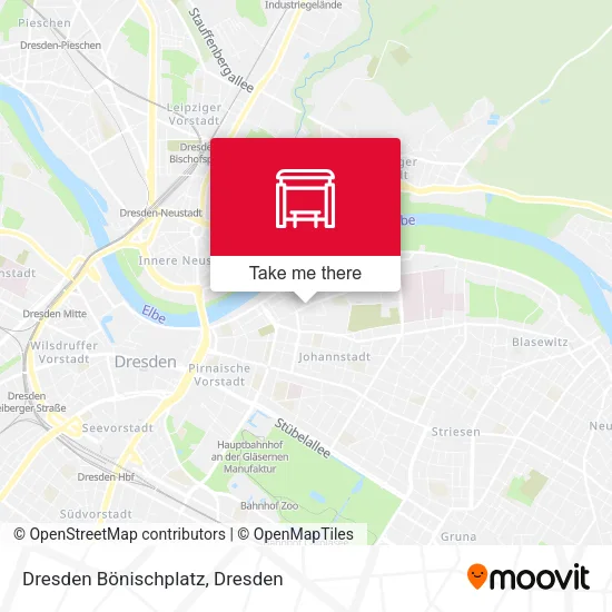 Карта Dresden Bönischplatz