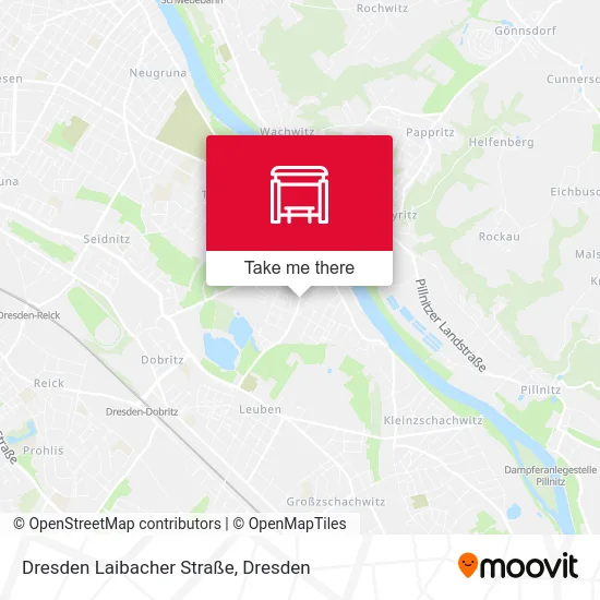 Карта Dresden Laibacher Straße