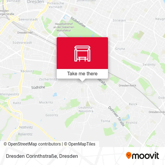 Карта Dresden Corinthstraße