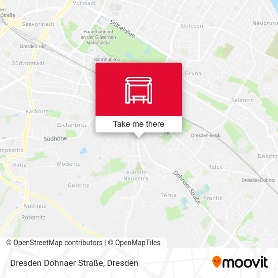 Карта Dresden Dohnaer Straße