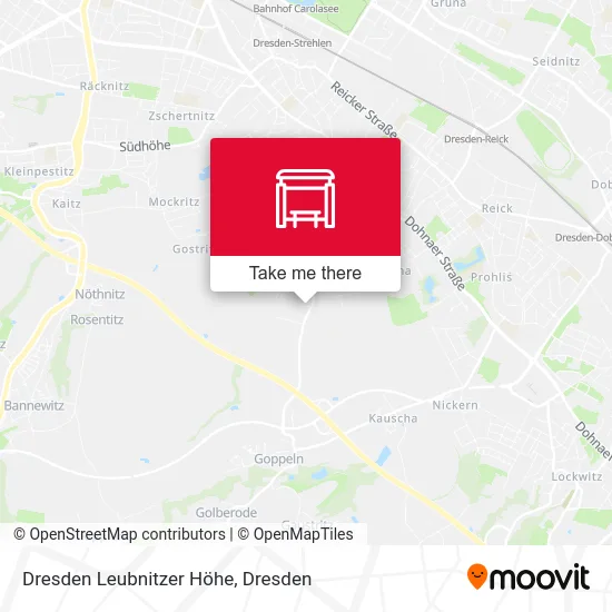 Карта Dresden Leubnitzer Höhe